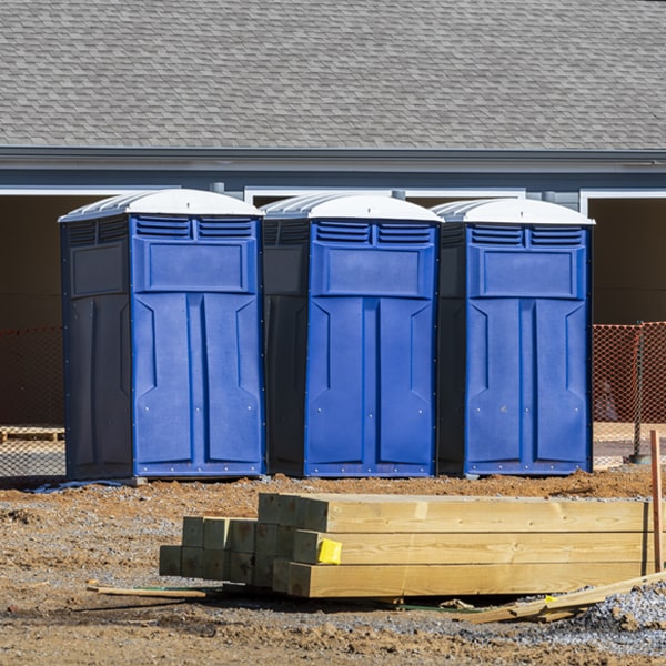 how often are the portable restrooms cleaned and serviced during a rental period in Glendale Heights IL